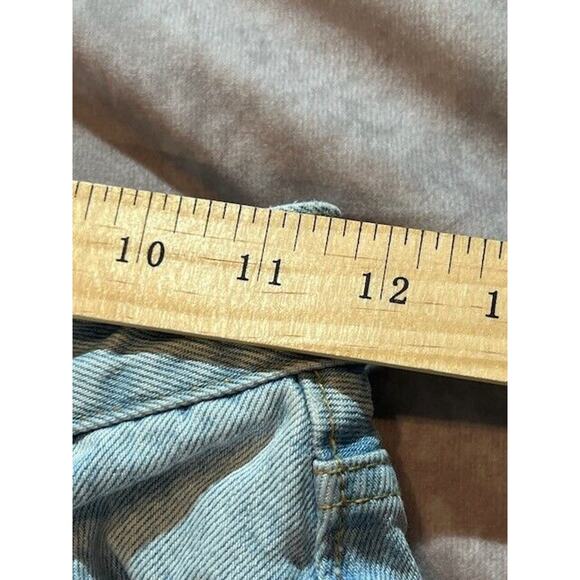 COS Womens Wide Leg Jeans Baggy Y2K Hipster High Rise Faded Light Wash Size 24 - Picture 6 of 7